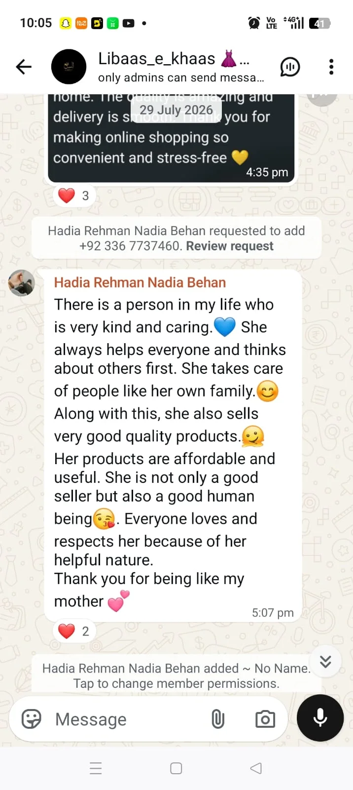 Alnafay Collection customer review 6